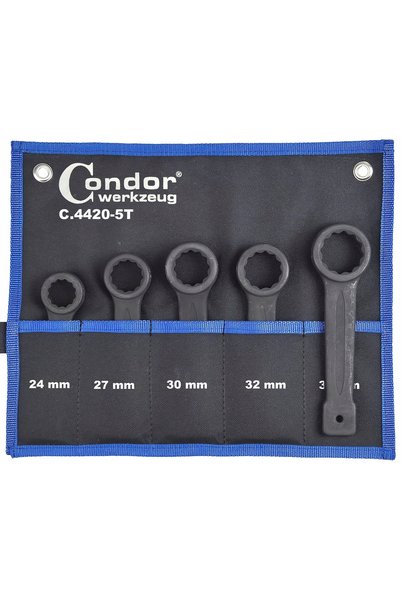 CONDOR Set de chei tubulare de impact 24 27 30 32 36MM