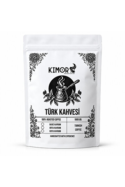 Türk Kahvesi 1 kg Orta Kavrum Çekirdek