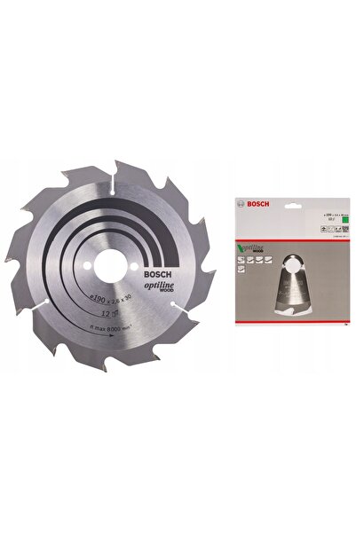 Bosch Disc PILARSKA OPTILINE WOOD 190*2.6*30 2608641187