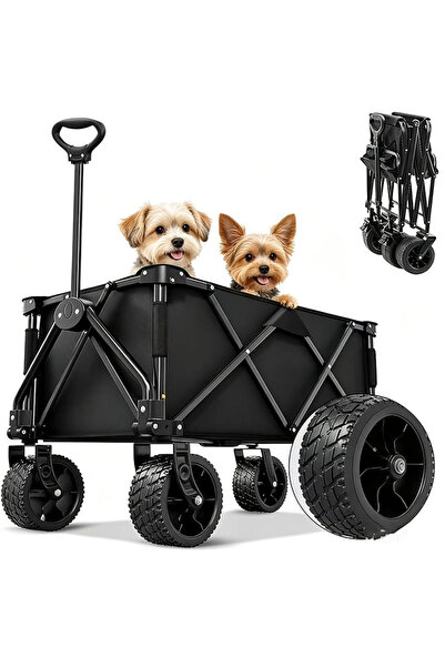 Generic Brand Folding Pet Wagon Stroller, Heavy Duty Collapsible Utility Cart...