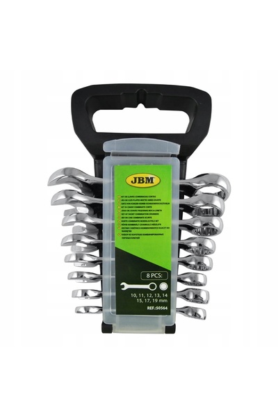 JBM Chei fixe scurte de 10-19 mm, 8 bucăți