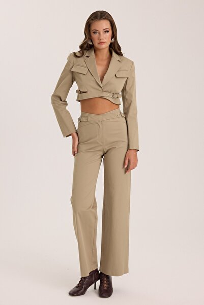 NOK İSTANBUL The Frame Pant Beige