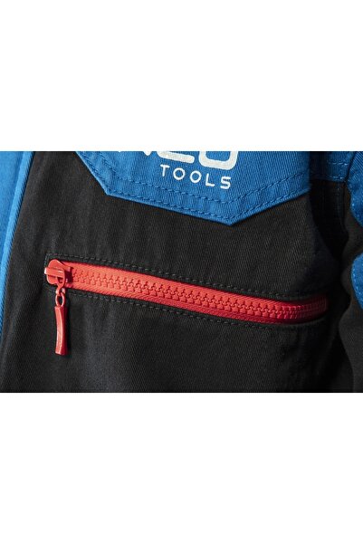 NEO Tools NEO BLUZA ROBOCZA KURTKA HD+ BAWEŁNA 81-215 NEGRU/ALBASTRU XXL/56