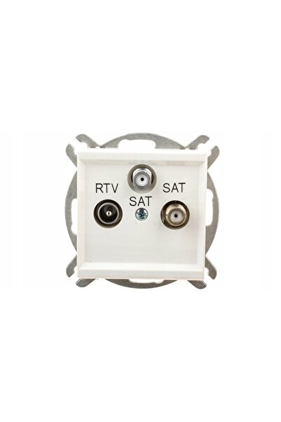 OSPEL Priză SONATA RTV-SAT cu două ieșiri SAT ECRU GPA-R2S/m/27