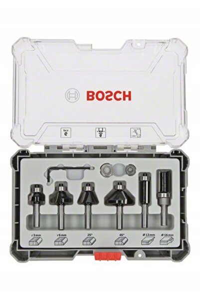 Bosch Set de freze pentru tăiere și conturare 2607017470 (6 bucăți)