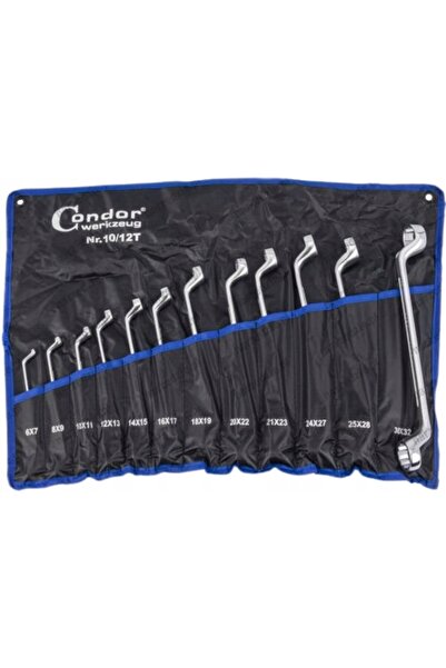 CONDOR 6-32 MM 12 BUCĂȚI CHEI CU CĂPRĂȘĂ CURBATĂ
