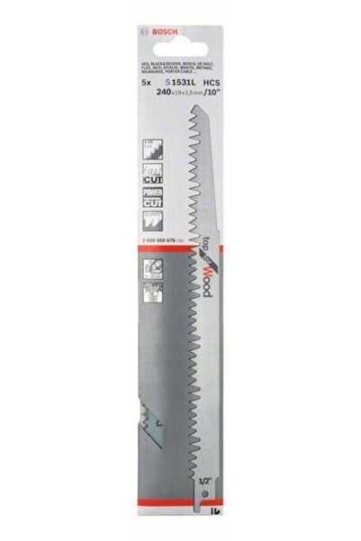 Bosch PERIE DE LEMN S 1531 L / S1531L SET 10 BUCĂȚI