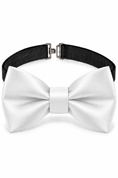 ELROZO Adult Classic Satin Bow Tie