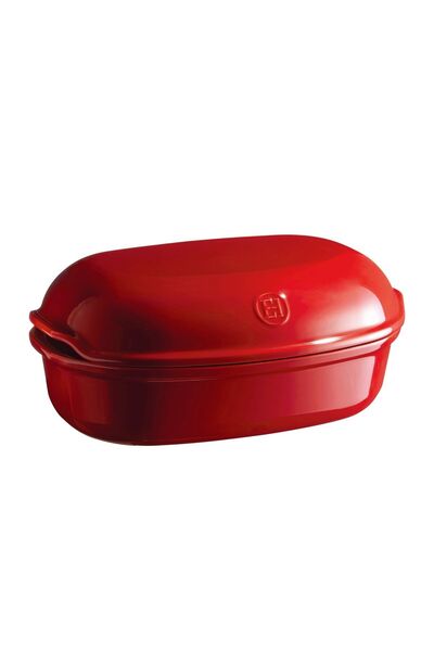 Emile Henry Artisan bread baking dish, ceramic, 34 x 22 x 15 cm, Burgundy -