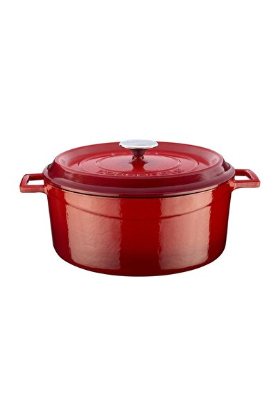 Lava Saucepan, cast iron, 28cm/6,7L, >, Red -