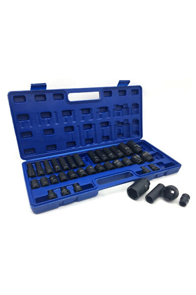 adler Set de chei tubulare de impact 1/2, 35 piese, 8-32mm