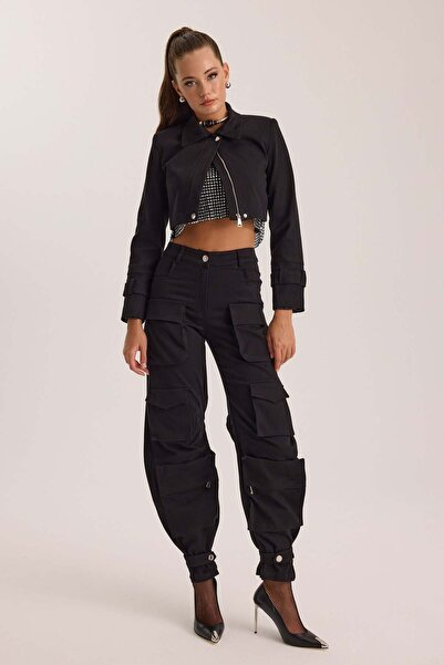 NOK İSTANBUL Nok Iconic Femme Vibe Pants Black
