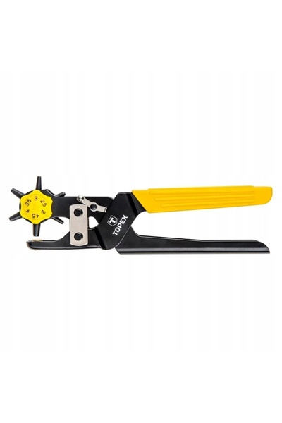 topex Perforator de piele tip revolver de 240mm (24cm) pentru găuri de 2-4.5m...