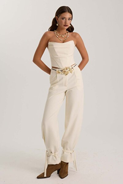 NOK İSTANBUL The Statement Pantolon Ekru