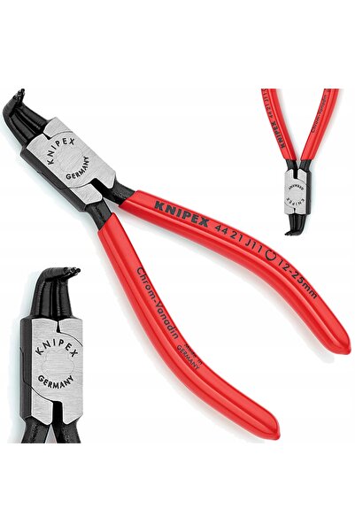 Knipex 44 21 J11 clește pentru inele interne SEGERA, îndoit