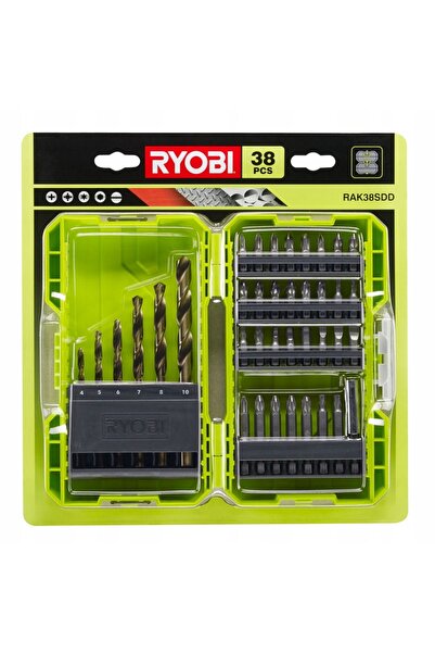 Ryobi Set de burghie și vârfuri HSS RAK38SDD