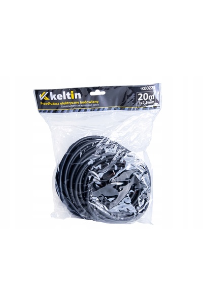 Keltin Cablu prelungitor electric de construcții 20m IP44 3x2,5 mm