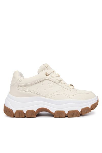 Guess Adidași de damă crem FLFBRT PEL12