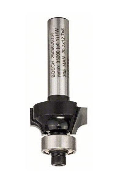 Bosch Freză cu rază de 4mm, coadă de 8mm