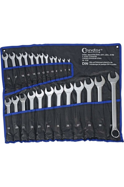 CONDOR Chei plate 6-32mm VARIOPLUS 25 bucăți