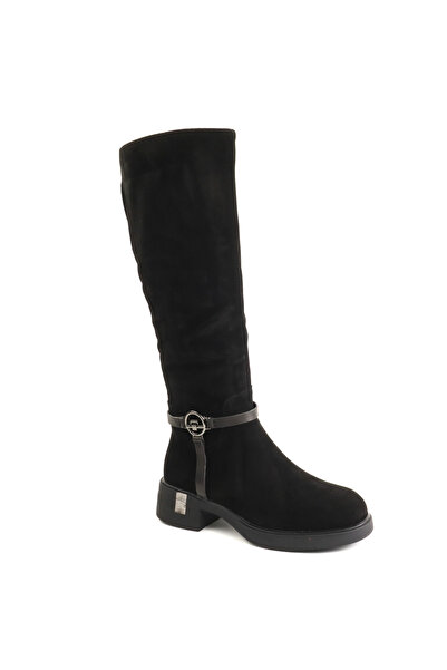 Anna Viotti Cizme dama piele naturala D125 5J205 R05B-negru-39