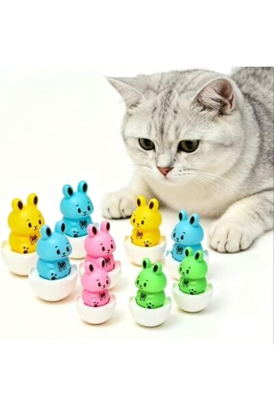 CHIPEL 9 packs of cat tumbler self-hi sports toys, four-color bite-resistant ...