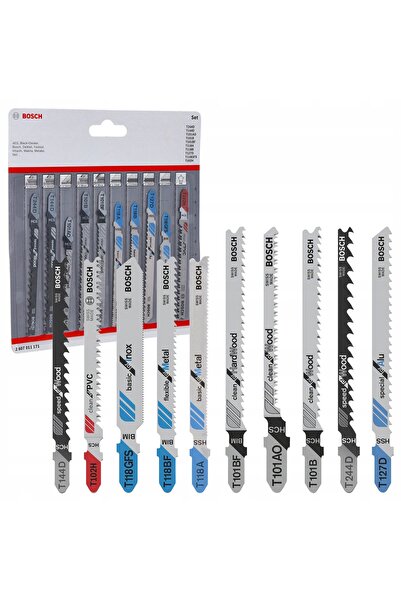 Bosch SET UNIVERSAL DE 10 LAME PENTRU FIERĂȘĂTĂ