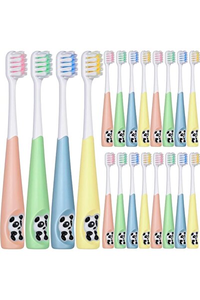 KASTWAVE 24 Pcs Kids Toothbrush Set - Soft Manual Toothbrushes for Children A...