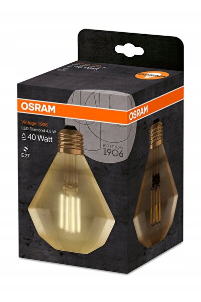 Osram Bec LED 4,5W 40W decorativ E27 Diamant