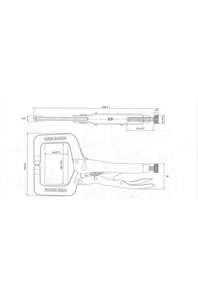 ASTA A-AT11 Clește de 280mm