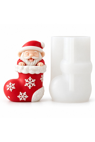 MILMATT Силиконова форма за ботуш на Дядо Коледа 2