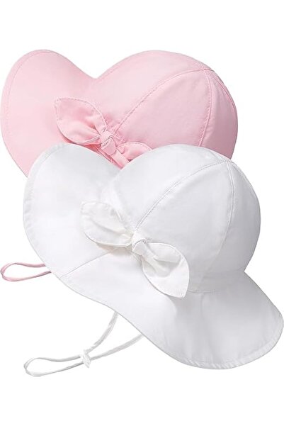 GENERAL Baby Girls Upf 50+ Sun Protection Hat Summer Wide Brim Beach Accessories