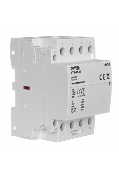 ZAMEL Contactor de instalare modulară 40A 3xNO1NC 230V AC TIP STM-40-31