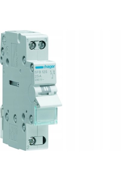 hager Instalare întrerupător I-0-II 1P 25A 230V AC