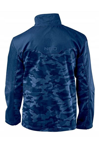 NEO Tools Bluză de lucru mov, jachetă de lucru, Neo Camo, bleumarin, 81-213 S