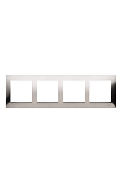 Kontakt-Simon Simon 54 Premium Ramă cvadruplă din metal inox DR4/61