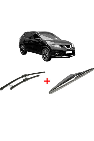 Bosch Set of 3 wipers NISSAN X-TRAIL III (T32_, T32R, T32RR) 2014, for windsh...