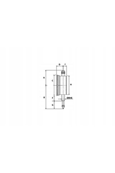 Limitless Senzor de ceas Micrometru Disc metric 25/0.01MM Limitator