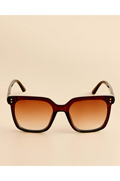 REDTAG Women Brown Oversized Sunglasses