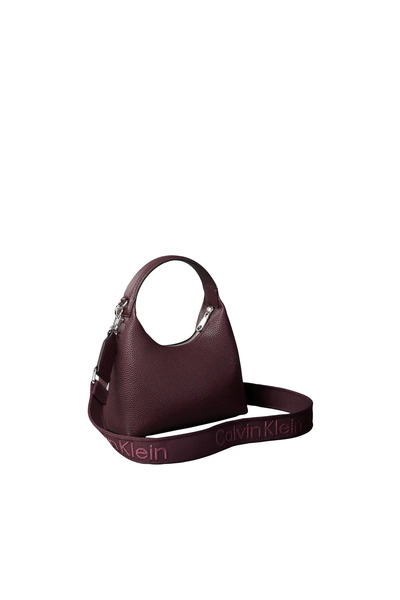 Calvin Klein WEBBING STRAP SMALL, BAP Bordo Kadın Çanta