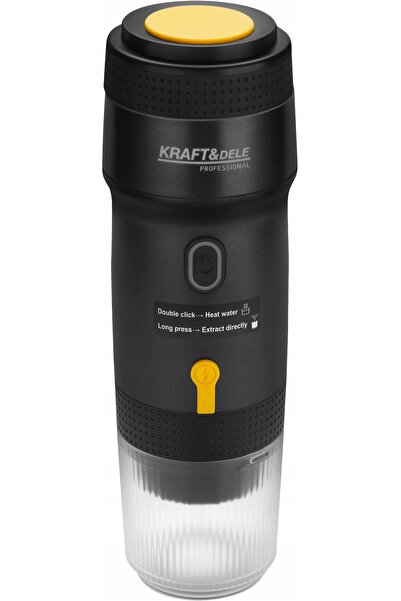 NO BRAND KD4284 125W Cafetieră portabilă de călătorie 3-în-1, reîncărcabilă p...