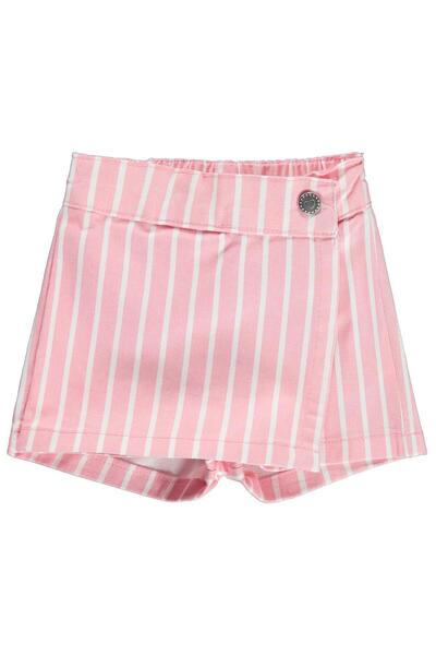 Civil Baby Çizgili Şort 6-18 Ay Etek - Pembe