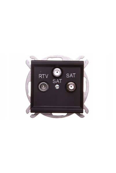 OSPEL ANTENĂ DE RECEPTIE RTV-SAT 2xSAT 1,5dB SONATA GPA-R2S/m/33 NEGRU