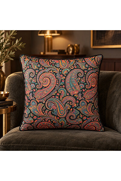 Fabricland Şal-122 Velvet Cushion Cover 43X43 cm Decorative Sofa Pillow Cover...