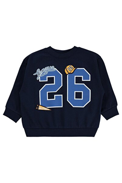 Civil Boys Civil Boy's 26 Printed Sweatshirt |   2 Threaded Long Sleeve Crew ...