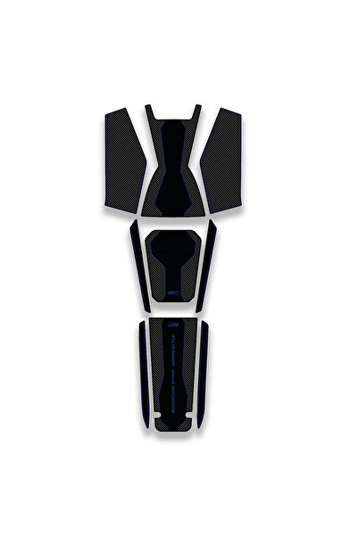 GP KOMPOZİT Honda ADV 350 2023-2026 Uyumlu Yeni Seri Tank Pad Seti Karbon-Mavi
