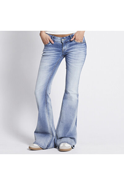 Messy Girls Women's Y2K Super Low Waist Slim Fit Spanish Flare Stretchy Denim...