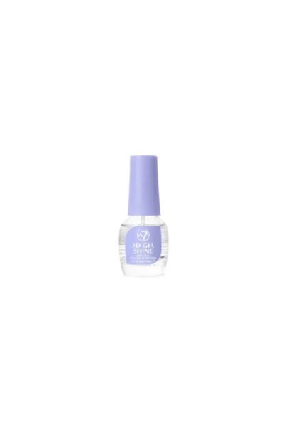 w7 3D Gel Shine Top Coat Nail Treatment Top Coat για Έντονη Λάμψη Gel 15ml