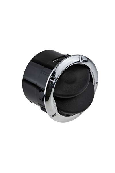 DELUXETUNING Grila ventilatie negru-crom compatibil cu Dacia Logan 2004->, Da...