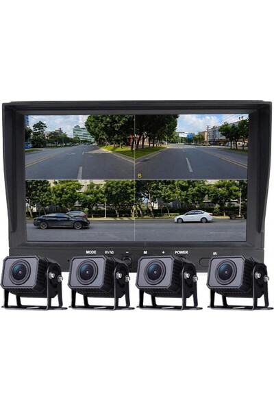 newfron NF-DV1013 9 Inç Araç Monitörü Set 4 Kamera